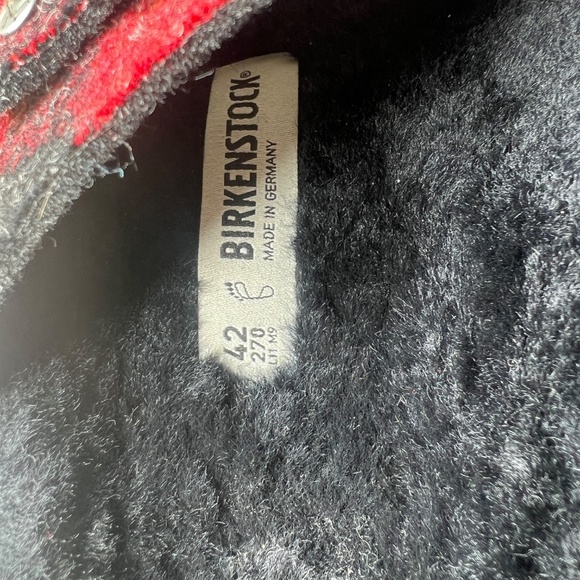 BIRKENSTOCK Arizona Rivet plaid red sandals - Picture 6 of 7